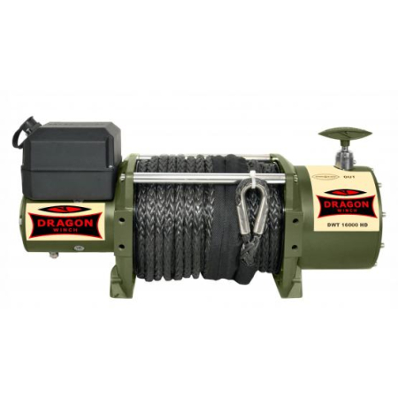 Wyciągarka Dragon Winch DWT 16000 HD-S – 12V/24V, 7257 kg, lina syntetyczna 21 m